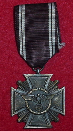 Nazi NSDAP 10-Year Long Service Medal...$115 SOLD