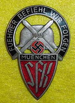 Nazi SFK Sudetendeutsches Freikorps Badge...$350 SOLD