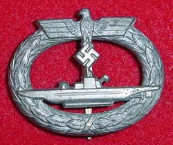 Nazi Kriegsmarine U-Boat War Badge...$450 SOLD
