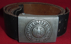 Nazi Army EM Belt and Buckle with Tab...$150 SOLD