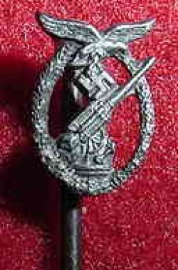 Nazi Luftwaffe Flak Artillery Badge Stick Pin...$30 SOLD