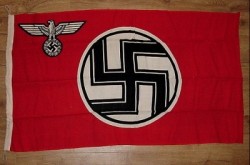 Nazi Kriegsmarine-Marked State Service Flag...$495 SOLD