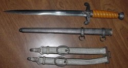Nazi Army Officer's Dress Dagger by Alcoso with Hangers...$575 SOLD