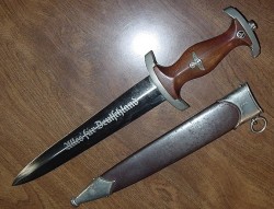 Nazi SA Dagger with Nickel Fittings by Paul Weyersberg...$495 SOLD