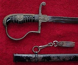 Original Nazi Army Officer's Dovehead Sword by Anton Wingen Jr...$300 SOLD