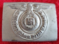 Nazi Waffen SS EM Belt Buckle...$485 SOLD