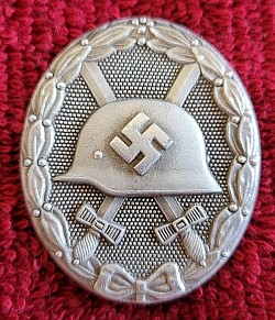 Nazi Silver Wound Badge Marked 