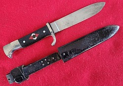 Original Nazi Hitler Youth Knife Marked 