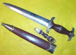 Nazi SA Dagger by Karl Kaldenbach with Hanger...$475 SOLD