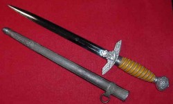 Nazi Luftwaffe Officer’s 2nd Model Dagger by Weyersberg...$450 SOLD