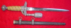 Nazi Luftwaffe Dagger by Carl Julius Krebs with Portapee...$395 SOLD