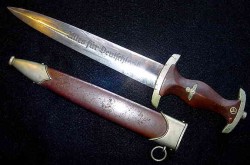 Nazi SA Dagger by JACOBS & Co. with Scarcer BERLIN Gau Marking...$475 SOLD