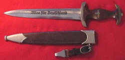 Nazi SA Dagger by Gebruder Heller with Hanger Clip...$495 SOLD