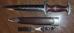 Nazi SA Dagger by Christianwerk with Hanger and Belt Loop...$685 SOLD