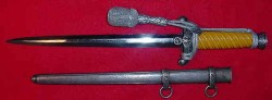 Nazi Army Officer’s Dress Dagger by Paul Weyersberg with Portapee...$495 SOLD