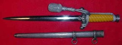 Nazi Army Officer’s Dress Dagger by Paul Weyersberg with Portapee...$495 SOLD