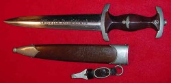 Nazi SA Dagger by Carl Wusthof with Hanger Clip...$625 SOLD