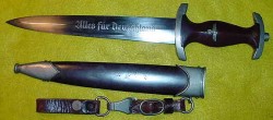 azi SA Dagger by Aug. Merten with Hanger Clip and Belt Loop...$625 SOLD
