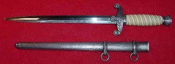 Nazi Army Officer’s Dress Dagger by F.W. Holler with Monogram...$475 SOLD