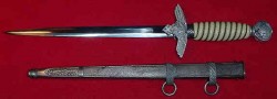 Nazi Luftwaffe Officer’s 2nd Model Dress Dagger by E. & F. Horster...$495 SOLD