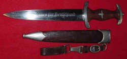 Nazi SA Dagger by Malsch & Ambronn with Hanger Clip and Belt Loop...$550 SOLD