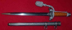 Nazi Army Officer’s Dress Dagger by E. & F. Horster with Portapee...$530 SOLD