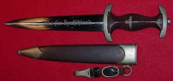Nazi SA Dagger by Fritz Barthelmess with Hanger Clip...$595 SOLD