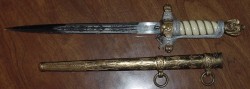 Nazi Kriegsmarine Dress Dagger by Eickhorn...$795 SOLD