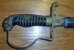 Nazi Army Officer's Lionhead Sword by F.W. Holler...$495 SOLD