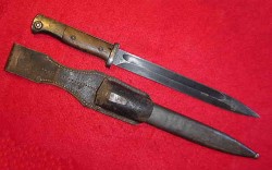 French-Made Nazi K98 Rifle Bayonet with Matching Numbers and Scarce Kriegsmarine-Marked Frog...$225 SOLD