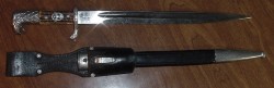 Nazi Police Dress Bayonet by Ewald Cleff...$495 SOLD