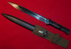 Nazi K98 Bayonet "44crs" with Matching Numbers and Tropical Frog...$300 SOLD