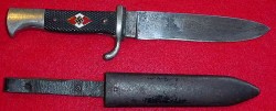 Nazi Hitler Youth Knife by C. Lutters & Co., Solingen...$195 SOLD