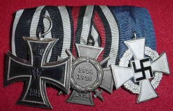 Nazi / Imperial German Medal Bar...$150 SOLD