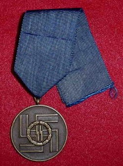 Nazi SS 8-Year Long Service Medal...$550 SOLD
