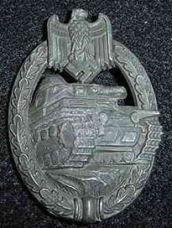 Nazi Panzer Assault Badge...$125 SOLD