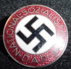 Nazi NSDAP Party Pin marked "RZM M1/6"...$75 SOLD