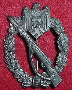 Nazi Infantry Assault Badge by S.H.u.Co...$110 SOLD