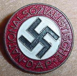 Nazi Later War NSDAP Party Pin...$45 SOLD