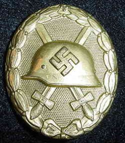 Nazi Gold Wound Badge...$215 SOLD