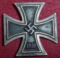 Nazi Iron Cross 1st Class Marked “L/13”...$250 SOLD