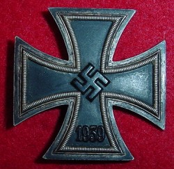 Nazi Iron Cross 1st Class by Steinhauer & Luck...$275 SOLD