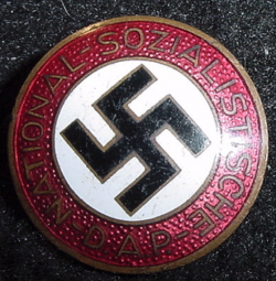 Nazi NSDAP Party Pin with Unusual "6." Marking...$75 SOLD