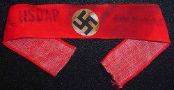 Nazi NSDAP “Partei-Bereitschaft” Armband...$50 SOLD