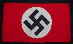 Nazi SS Wool Multi-Piece Armband with SS-RZM Tag...$195 SOLD