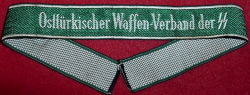 Nazi Waffen-SS Osttürkisher Cuff Title...$250 SOLD