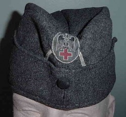 Nazi Red Cross EM Overseas Cap...$350 SOLD