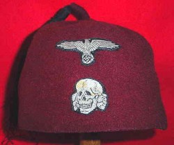 Nazi 13th Waffen-SS Mountain Division Handschar Fez Cap...$850 SOLD
