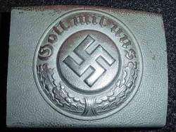 Nazi Police EM Belt Buckle...$125 SOLD