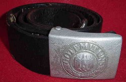 Nazi Luftwaffe “II./Regt. General Goring” Leather Belt with Army EM Buckle...$175 SOLD